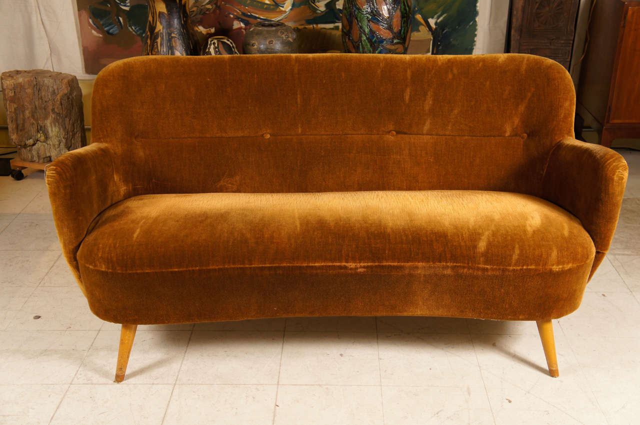 Mid-Century Modern Gio Ponti Attributed Sofa