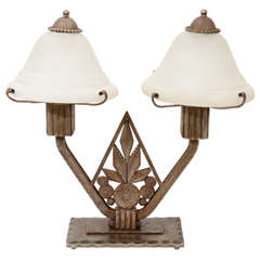 Very Nice Lamp By Edgar Brandt
