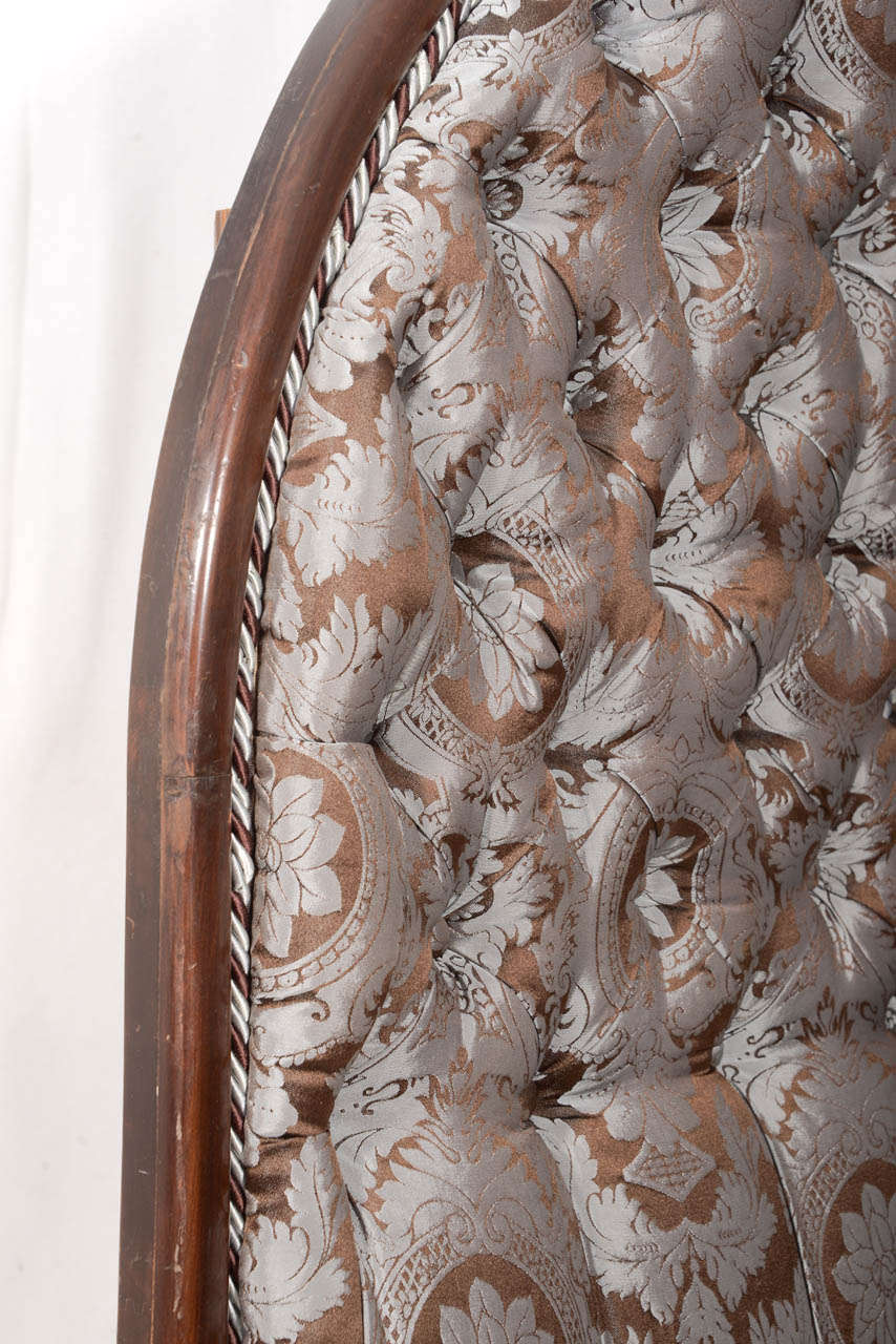 Pair of Hand-Carved Walnut, Victorian Twin Headboards 1