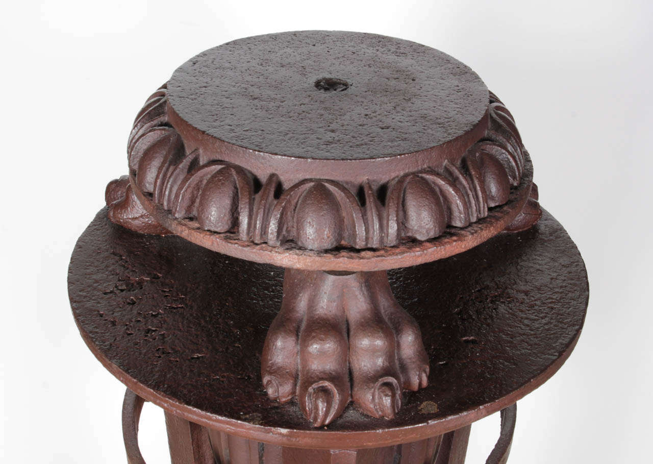 19th Century Cast Iron Pedestals For Sale