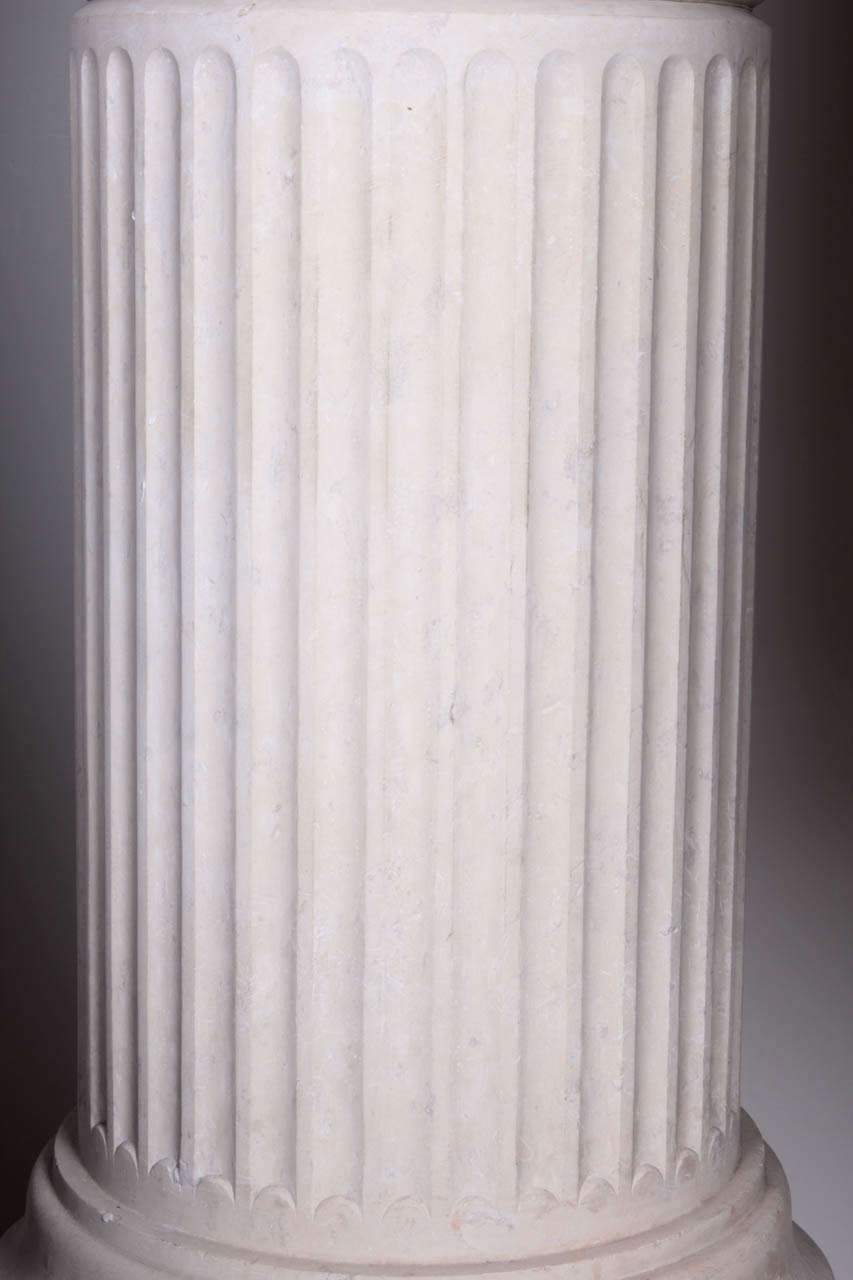 20th Century French Marble Pedestal For Sale