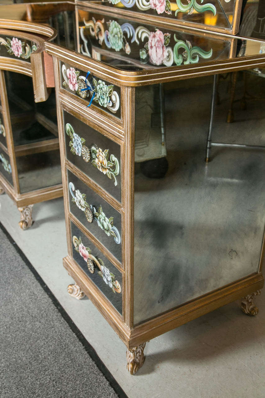Venetian Style Mirrored Vanity Dressing Table 4