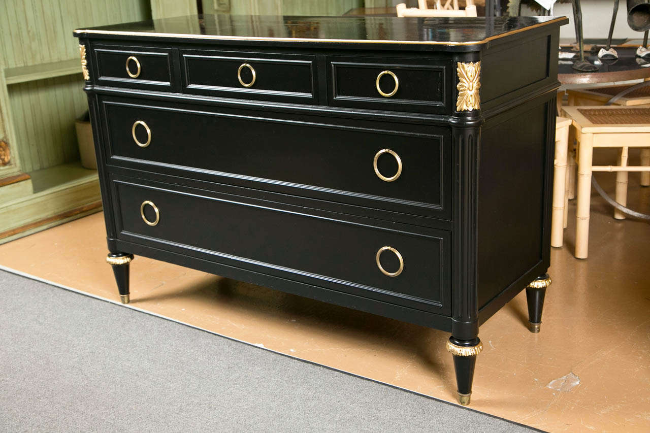 An Ebonized Dresser