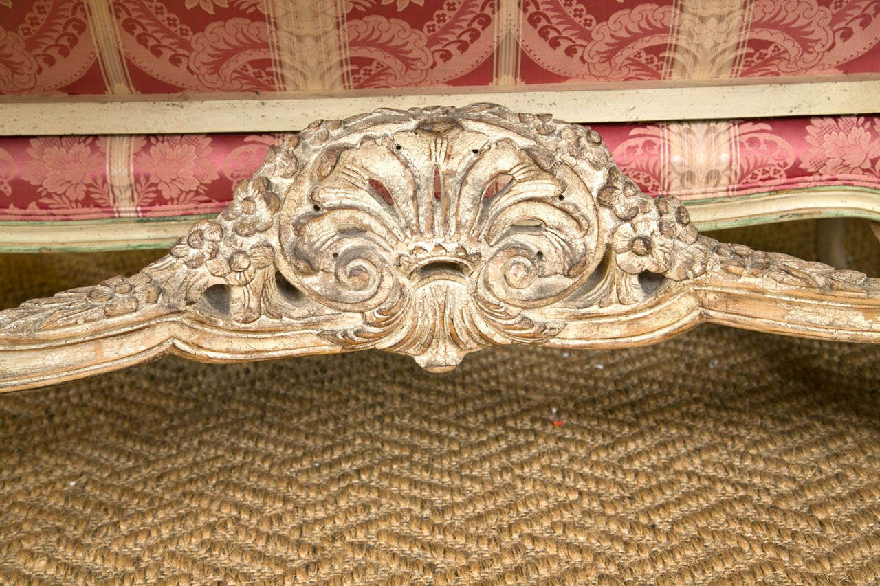French Rococo Style Console Table manner of Jansen 1