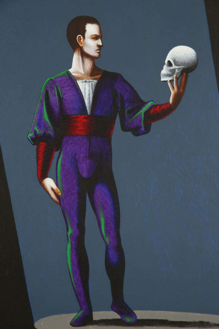 Hamlet – eine vorangegangene Studie über ein Gemälde von Lynn Curlee im Angebot 2