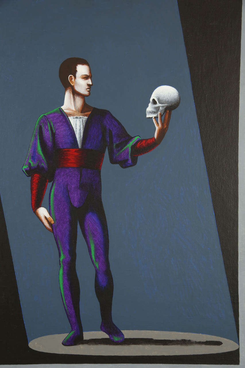 Hamlet – eine vorangegangene Studie über ein Gemälde von Lynn Curlee im Zustand „Hervorragend“ im Angebot in New York, NY