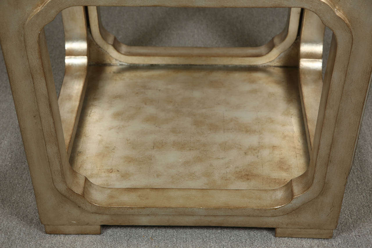 Wood Elegant Side Table by James Mont