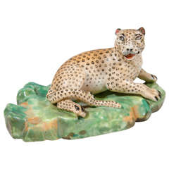 Charming Jacob Petit Porcelain Leopard Model