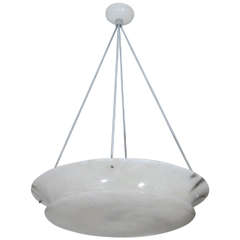 An Alabaster Light Fixture