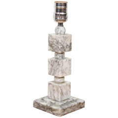 Art Deco Marble Table Lamp 5
