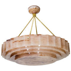 An Alabaster Light Fixture