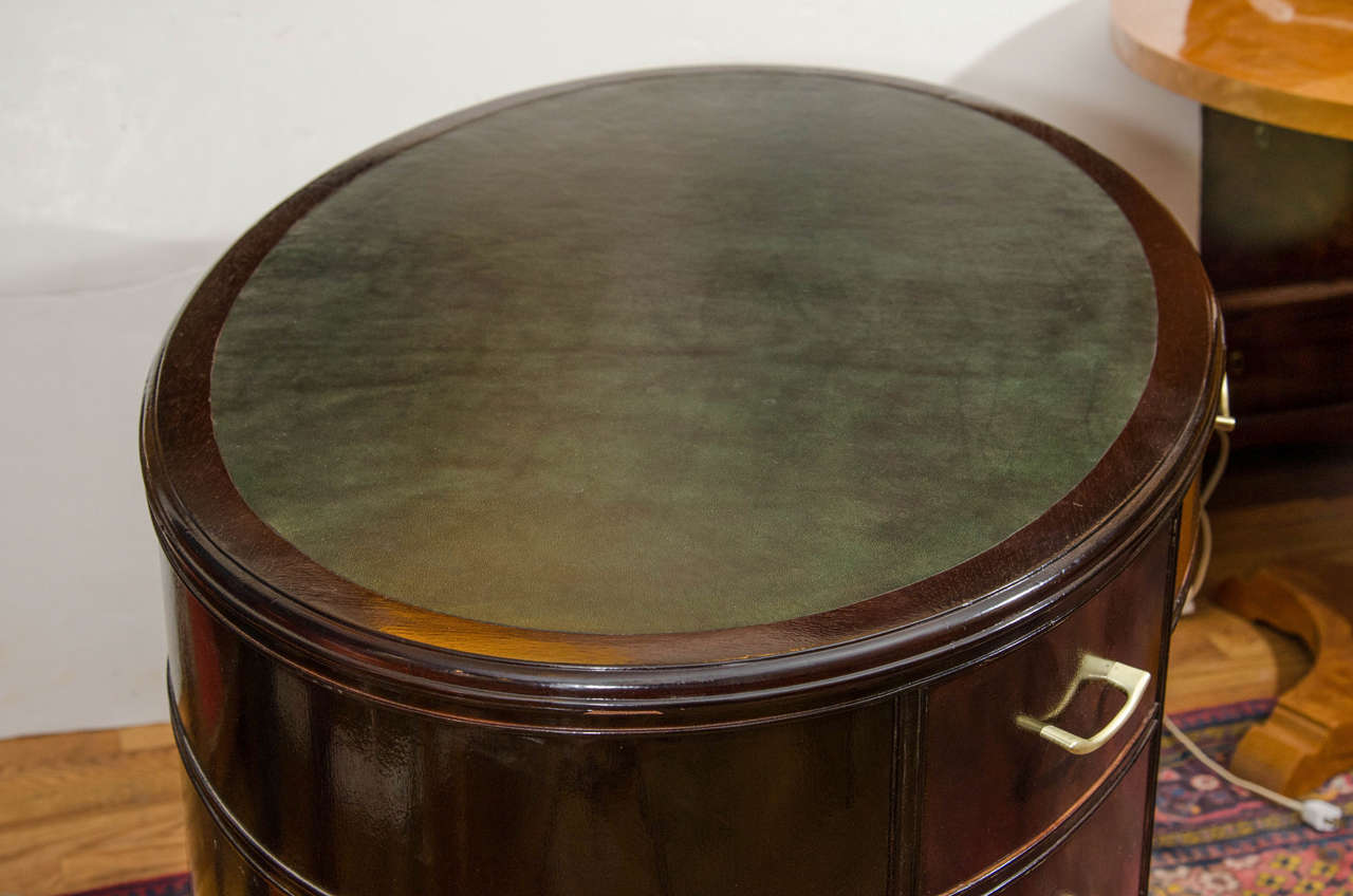 Ebonized Mahogany Art Deco Desk with Bookcase at 1stDibs