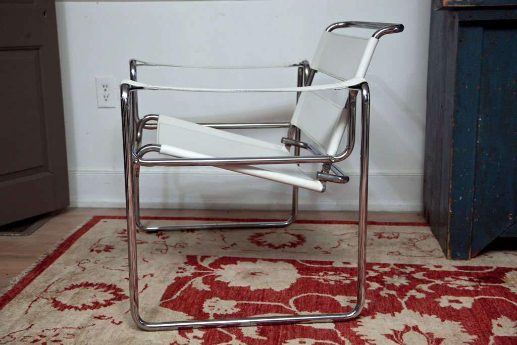 Chrome Pair of  1960's Sling Chairs For Sale