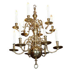2 Tier, 10 Light Dutch Colonial Chandelier 2