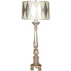 19th cent Italian alterstick-lamp