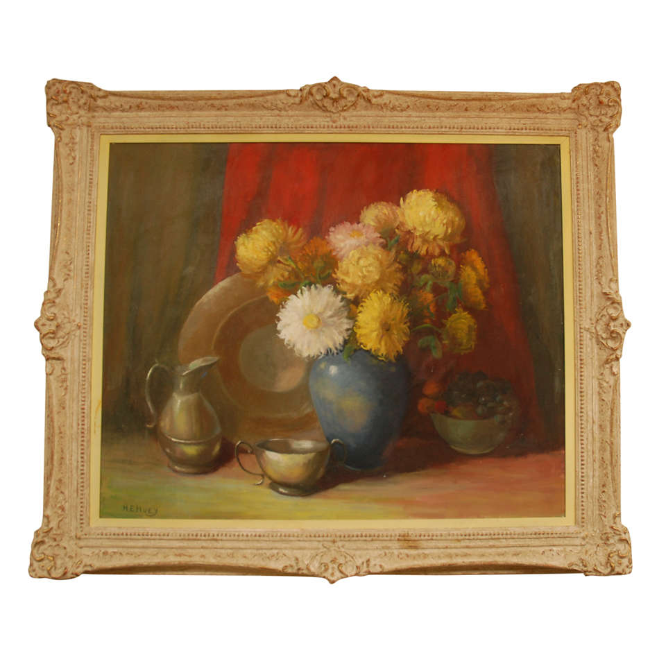 Horace Edmund Huey "Bouquet De Fleurs" Painting For Sale