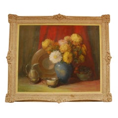 Vintage Horace Edmund Huey "Bouquet De Fleurs" Painting