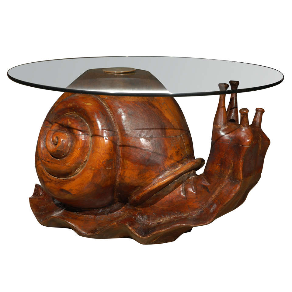 Federico Armijo  "Snail" Coffee Table.  For Sale