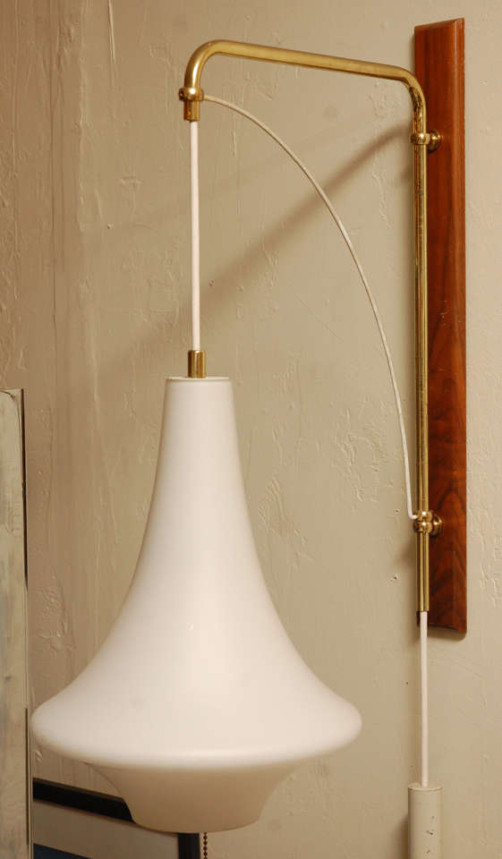 1960s Swing Arm Pendant Light at 1stDibs
