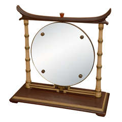 Pagoda Table Top Mirror by James Mont