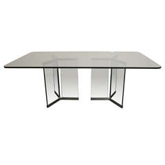 Glass Dining Table By Marni For Pace