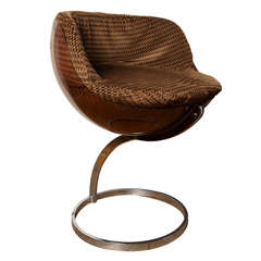Superbe paire de chaises de Boris Tabacoff