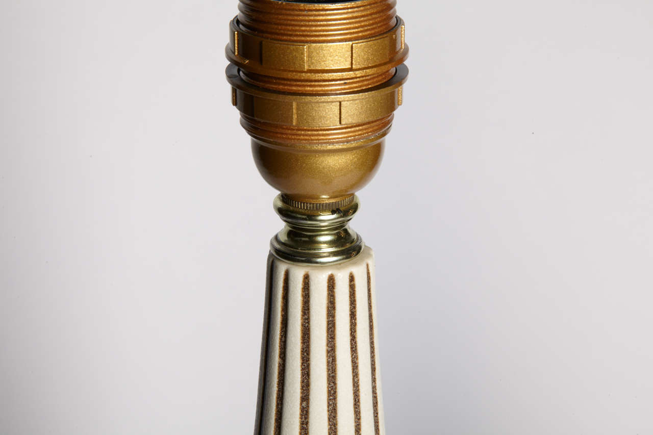 French 1960s Ceramic Lamp