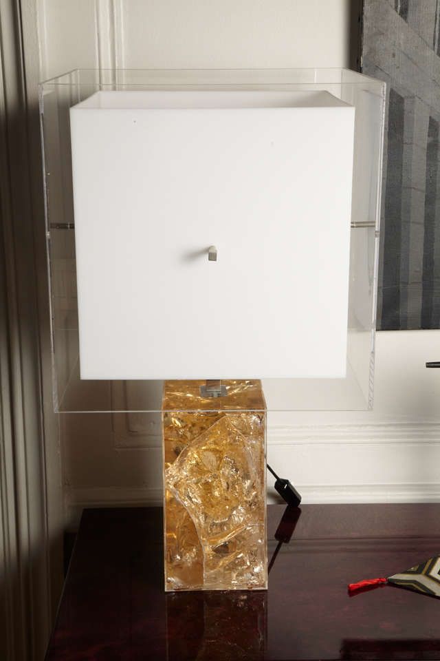 Awesome pair of fantastic table lamps by Marie Claude De Fouquieres For