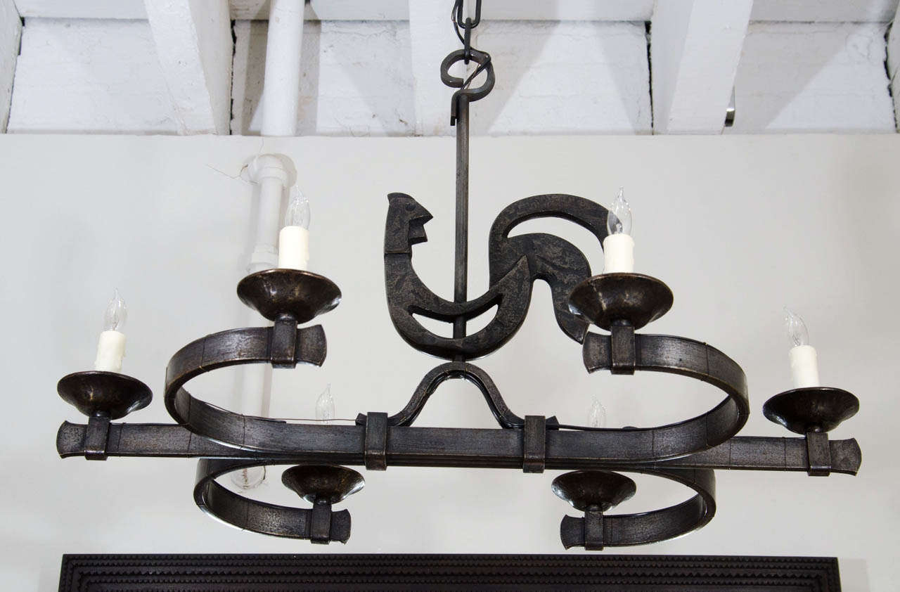 6-Light Rooster Fixture