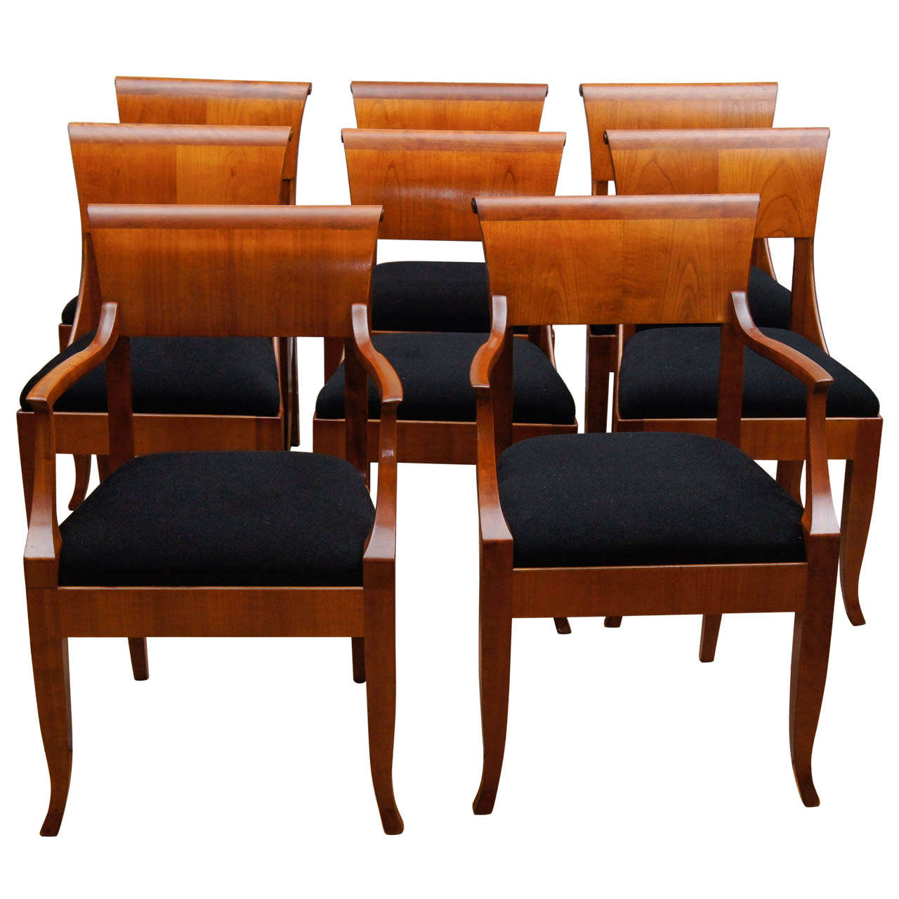 Set of 12 Neoclassical Style Chairs