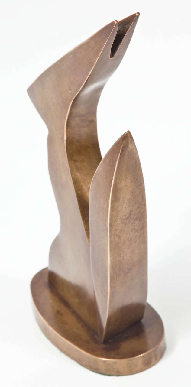 Bronze sculpture by Marvin Bell, C 1998.