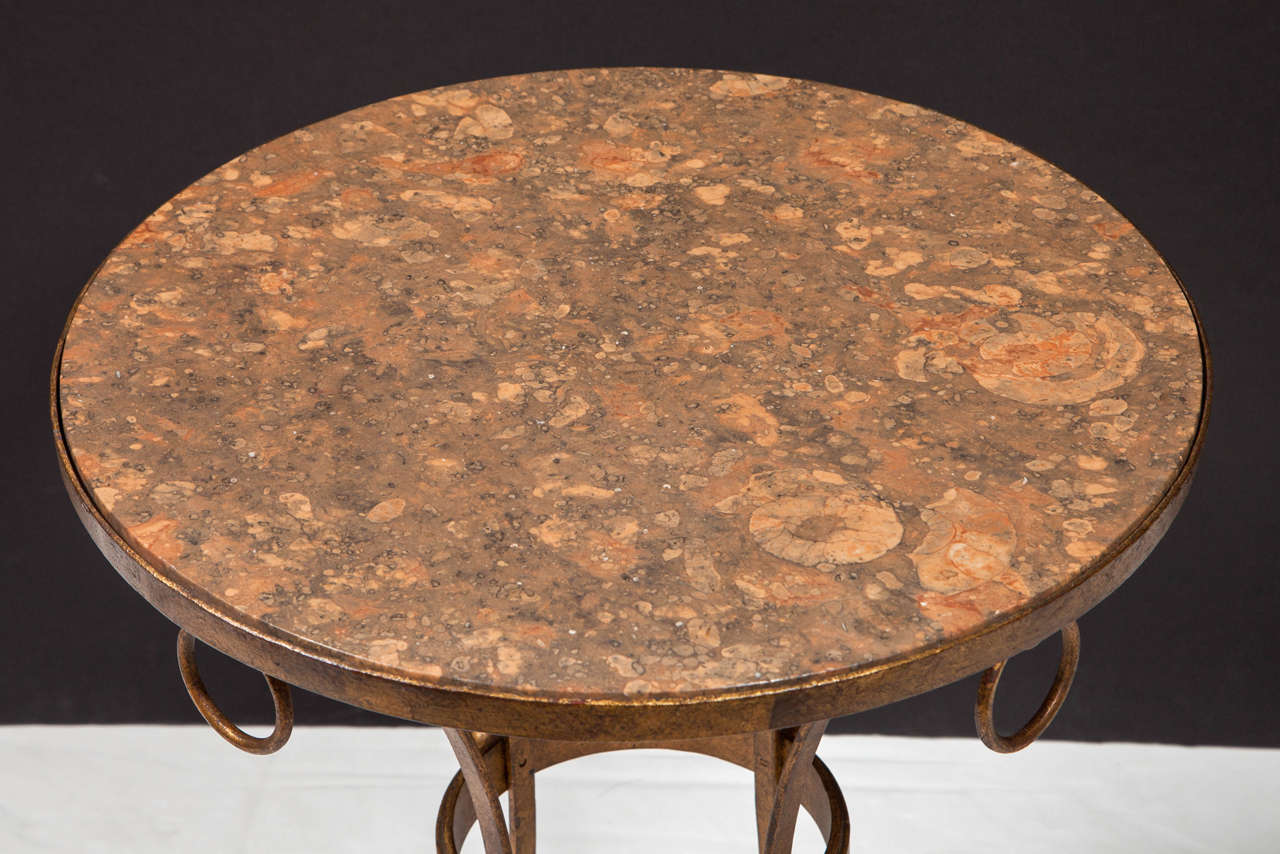French Gueridon Table by Maison Ramsay For Sale