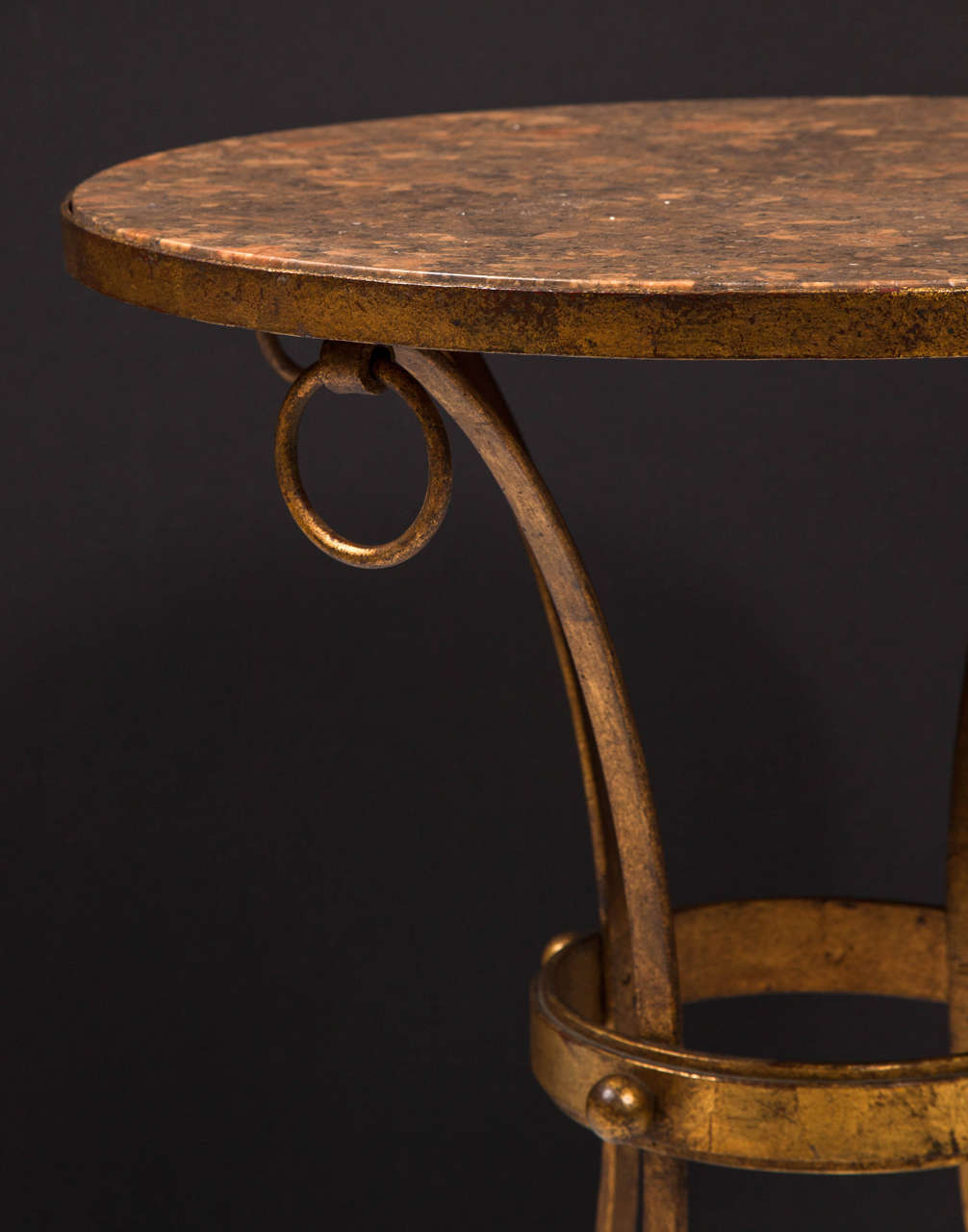 Mid-20th Century Gueridon Table by Maison Ramsay For Sale