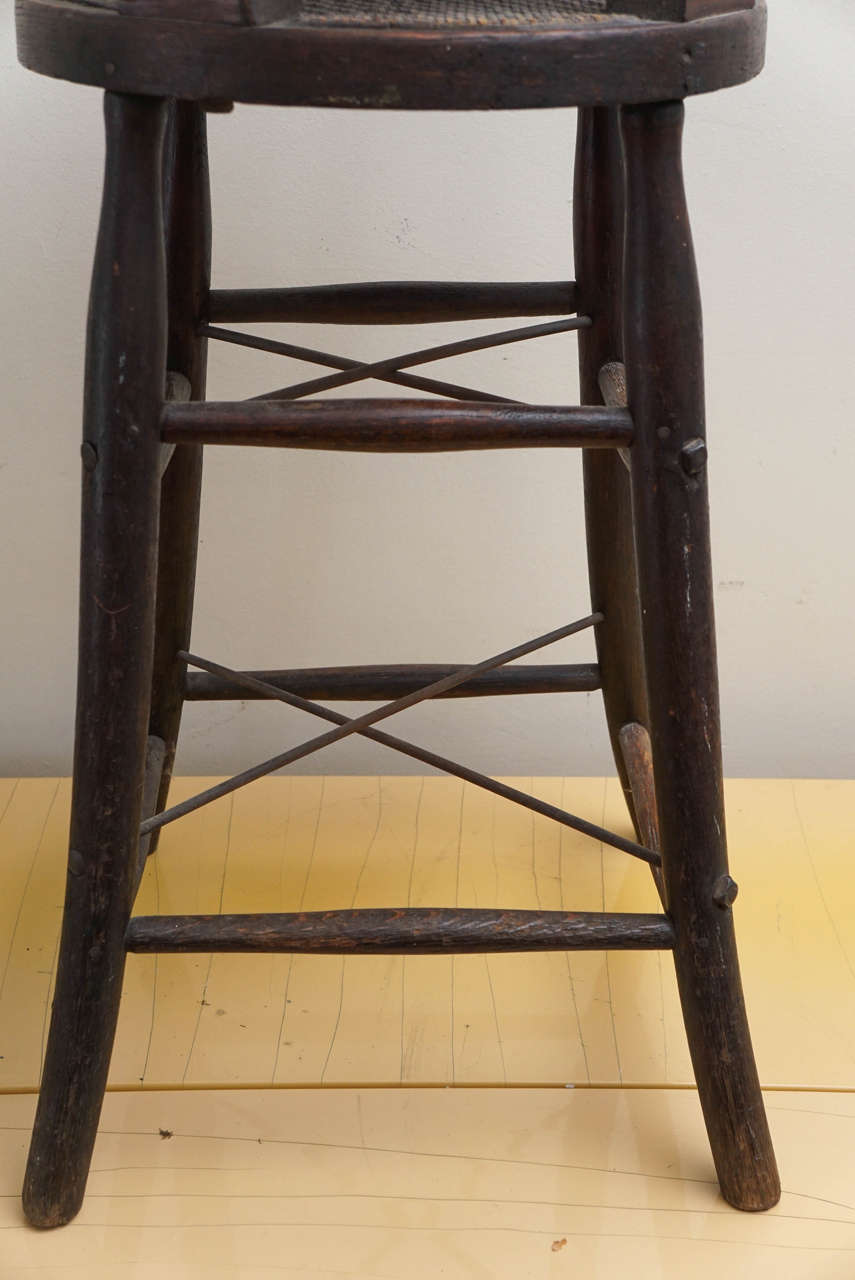 Wonderful Stool with Bicycle Springs In Excellent Condition For Sale In Hudson, NY