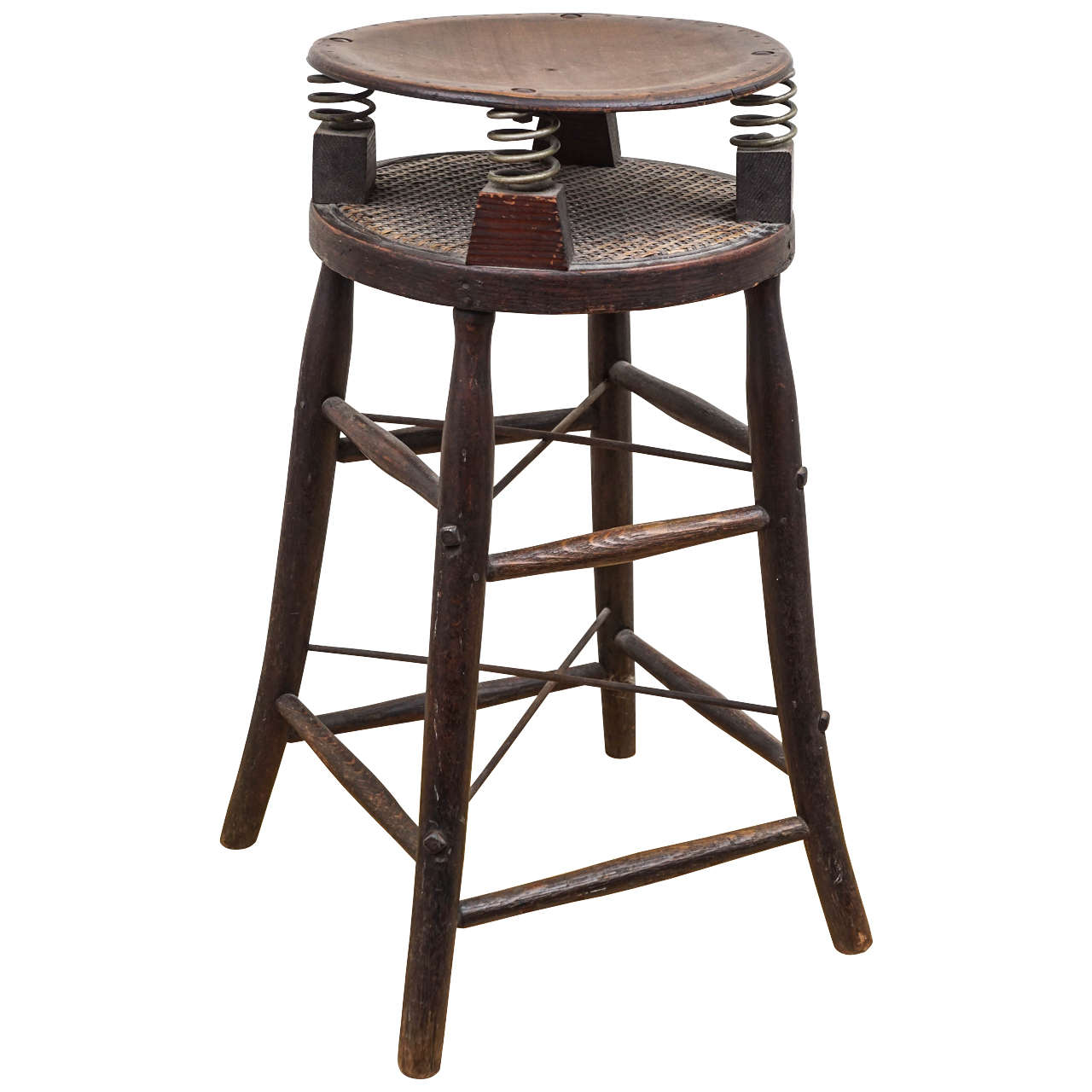 Wonderful Stool with Bicycle Springs For Sale