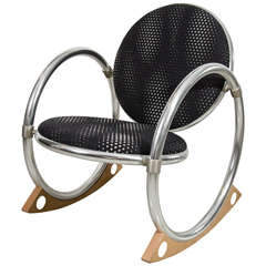 Vintage Verner Panton "Dondolo" for Ycami  Rocking Chair