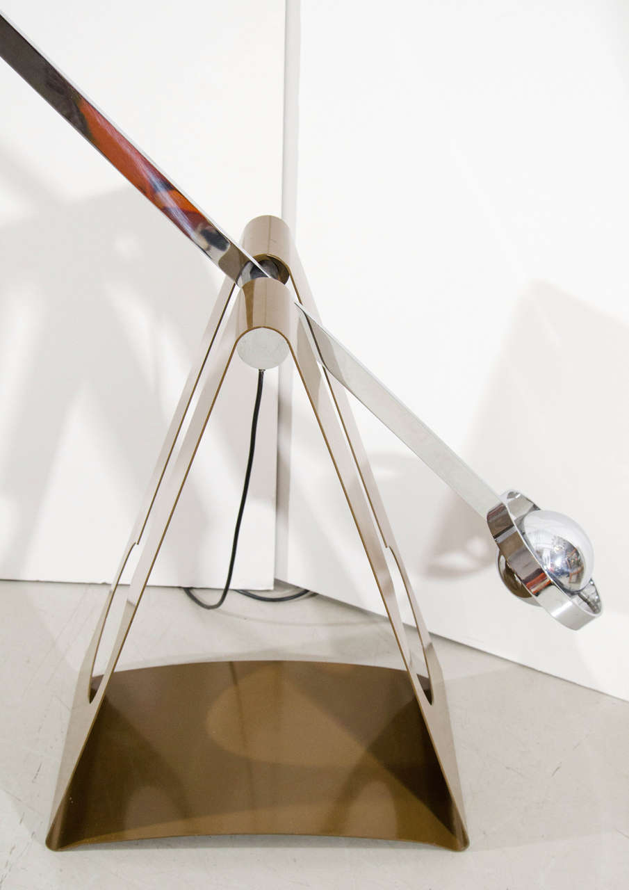 Sabine Charoy Chrome Balance Floor Lamp For Sale 3