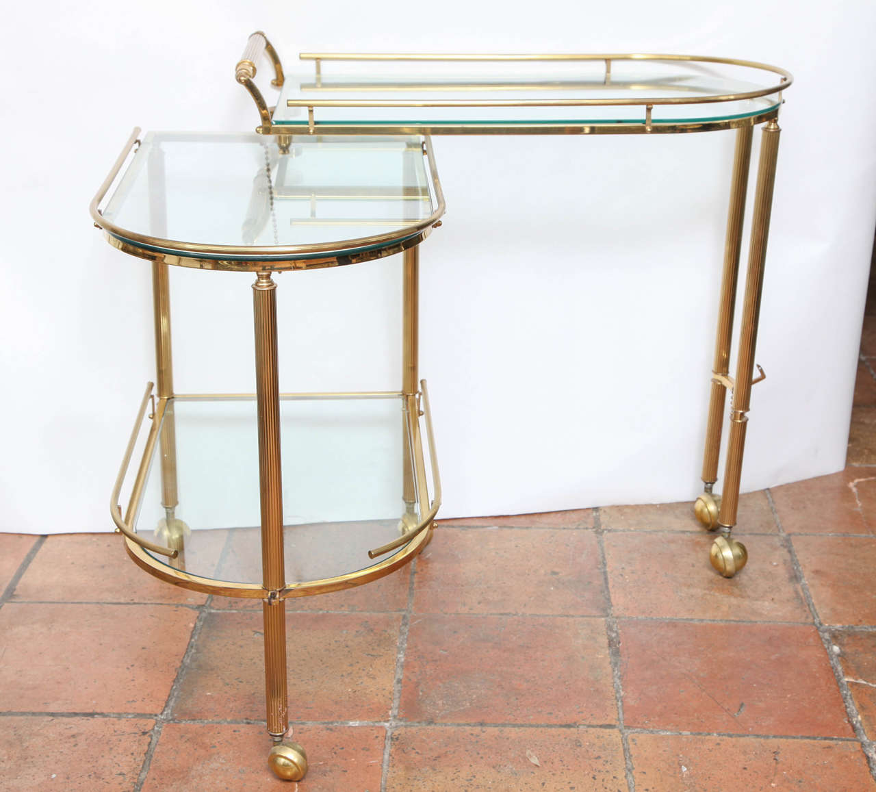 Articulated Classical Tea Cart or Bar Cart 2