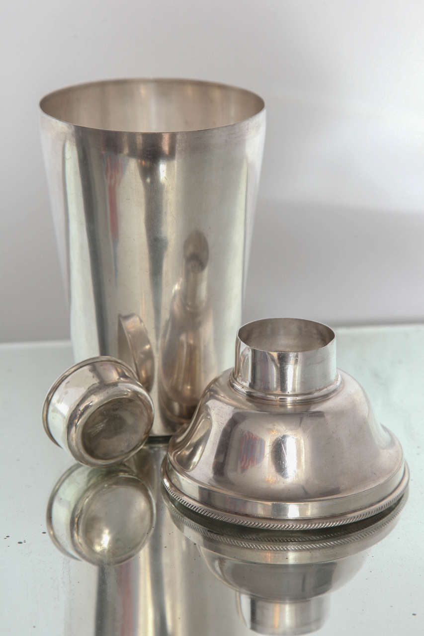 Harrods Vintage Silver Plate Cocktail Shaker at 1stDibs silver shaker