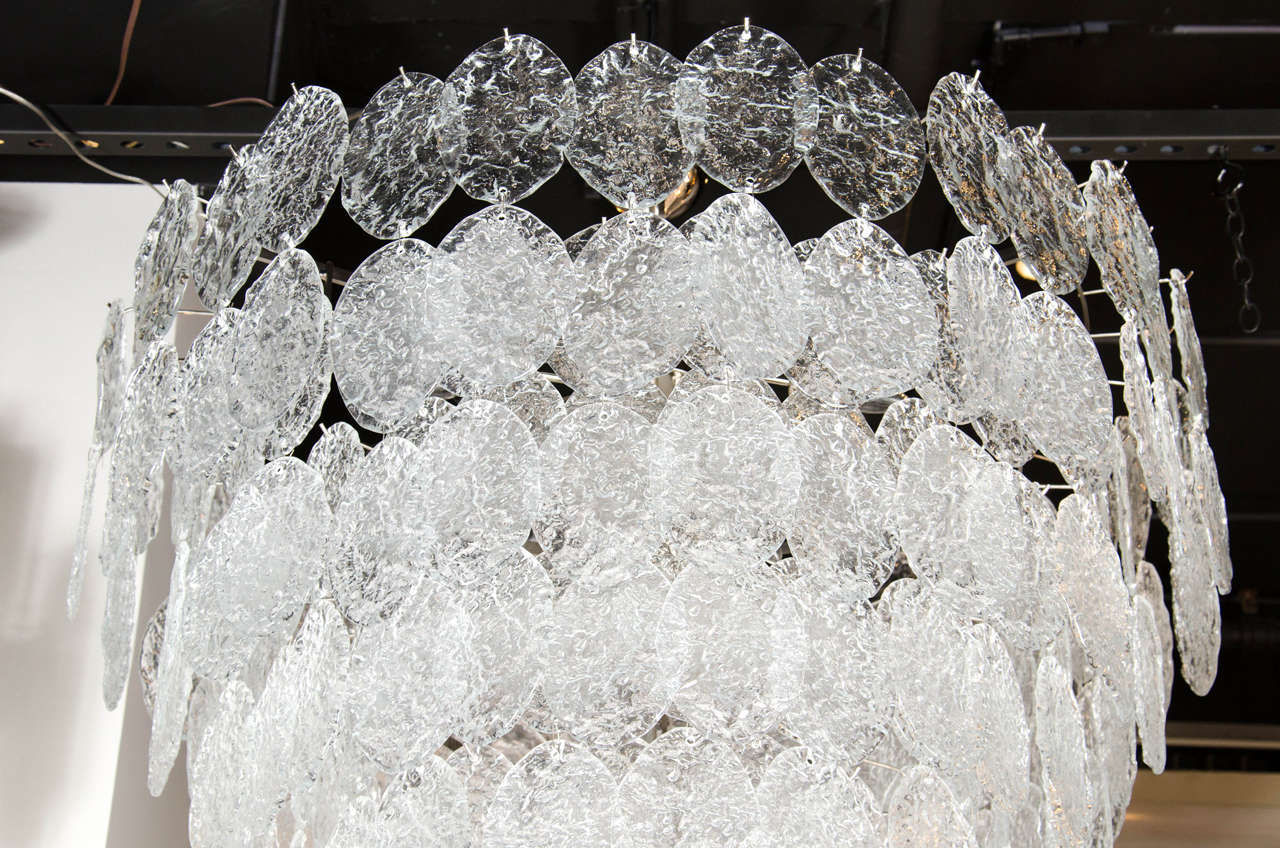 Monumental Multi-Tiered Chandelier by Vistosi In Excellent Condition For Sale In New York, NY