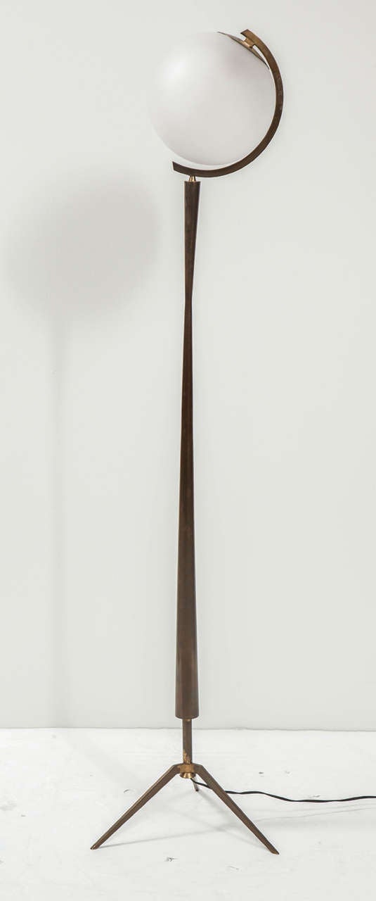 Floor lamp by Fontana Arte, extremely rare and documented. Mod. 2250 (see image 6).