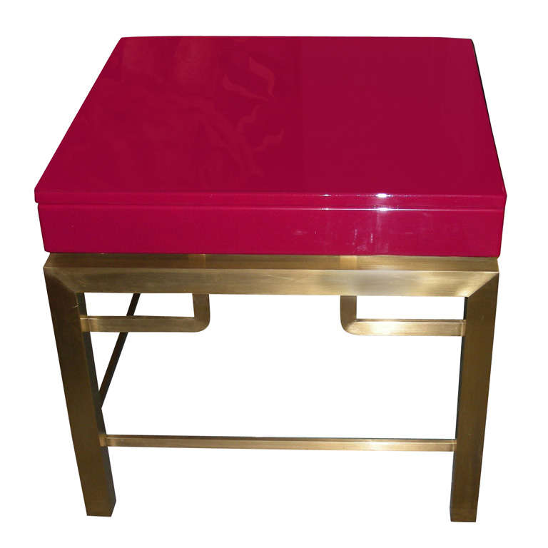 1970s Side or Coffee Table by Leleu-Deshays for Maison Charles For Sale