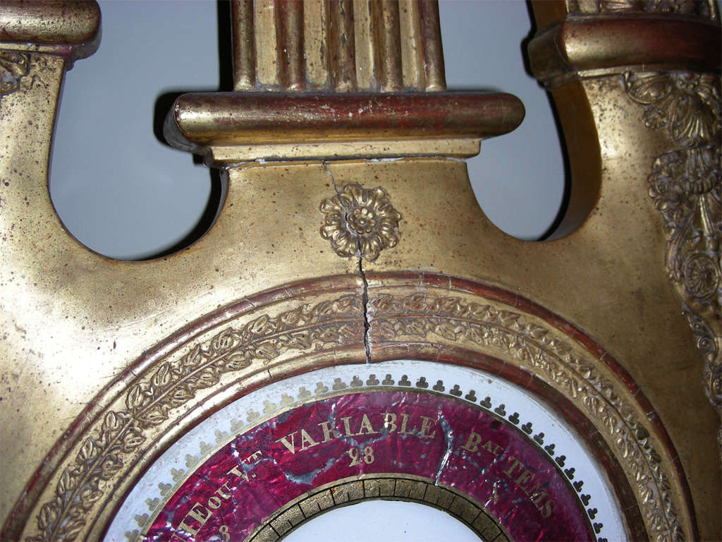 1820s Lyre-Shaped Barometer For Sale 2