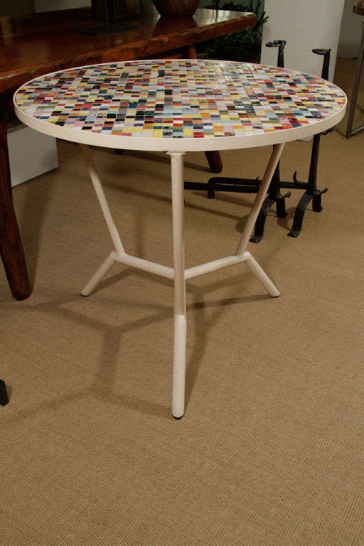 Tile-Top Iron Table 3