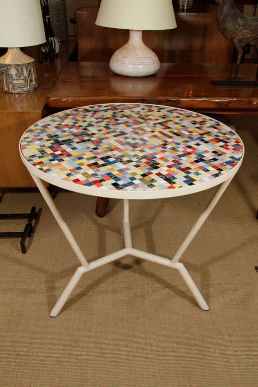 Tile-Top Iron Table 4