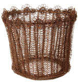 Rusted Wire Basket