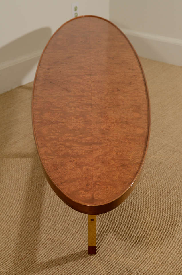 An Ed Wormley for Dunbar Elm Surfboard Coffee Table. 1