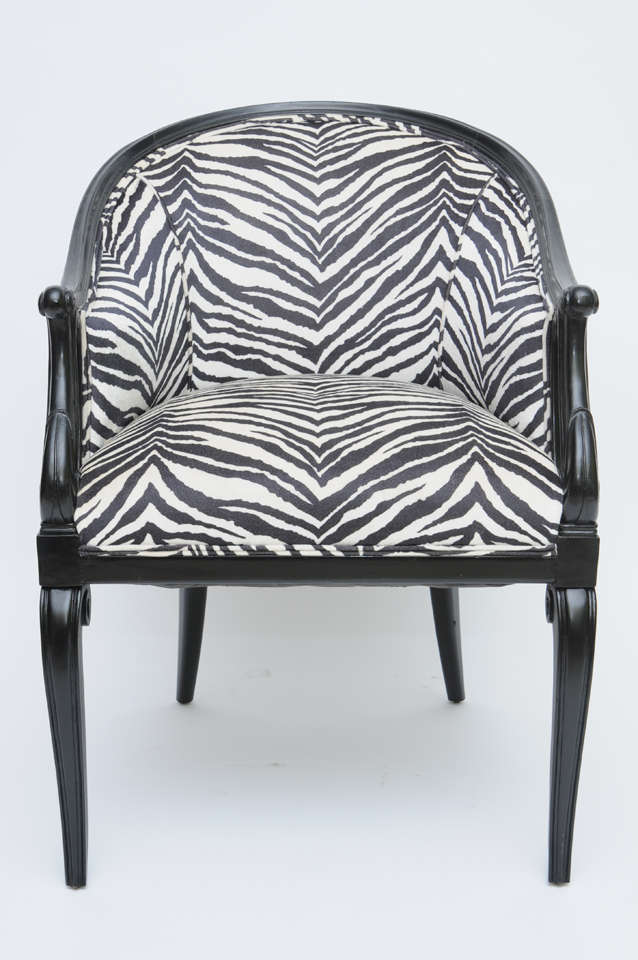 40s French Empire Charles X Style Bergere