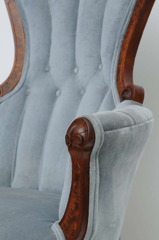 Upholstery Regal 1880s Eastlake Armchair