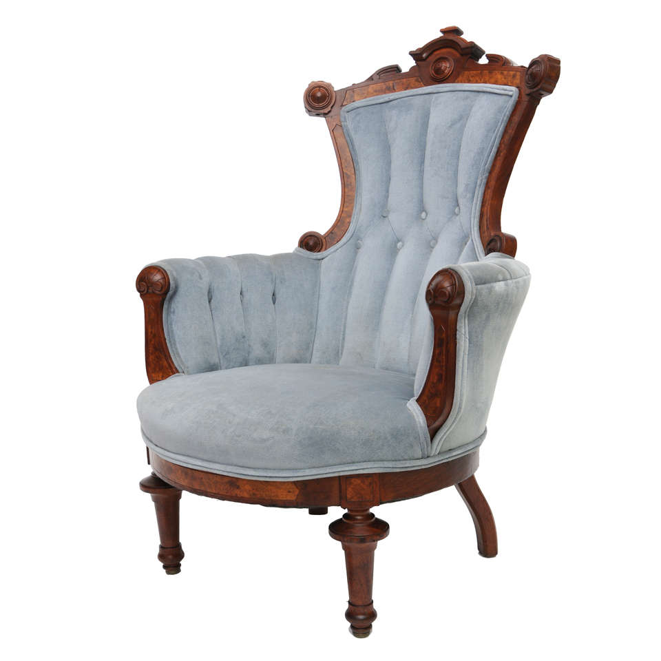 Regal 1880s Eastlake Armchair